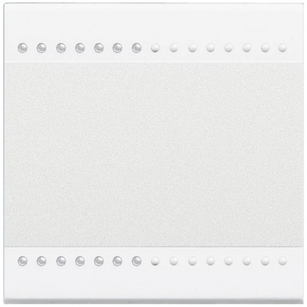 Manette Livinglight neutre type bascule 2 modules - blanc