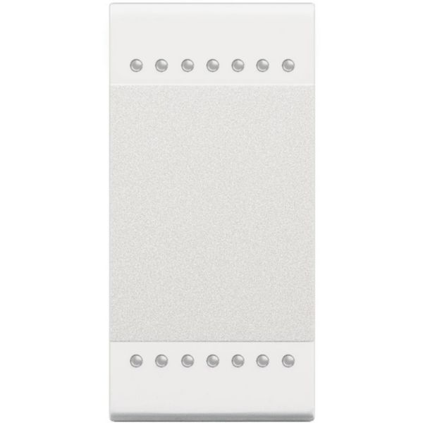 Manette Livinglight neutre type bascule 1 module - blanc