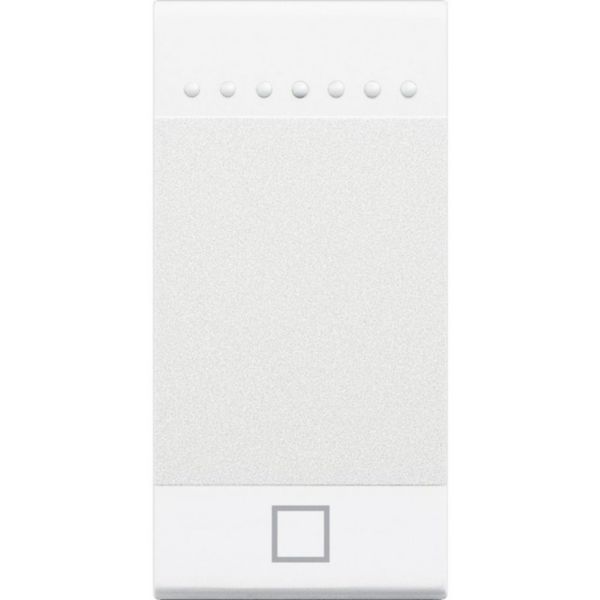 Manette Livinglight symbole STOP 1 module - blanc