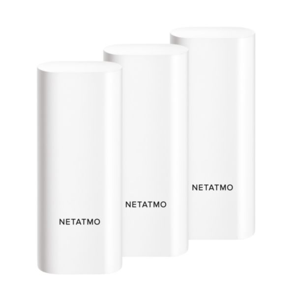 Détecteurs d'Ouverture Intelligents et connectés pour Portes et Fenêtres Netatmo pour Caméra Intérieure Intelligente
