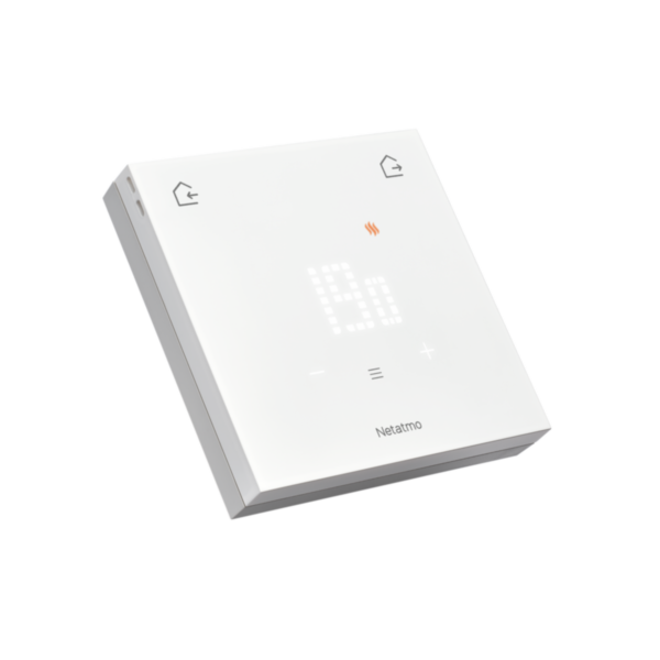 Thermostat d'ambiance sans fils connecté programmable ORGINAL NETATMO avec App Home + Control - compatible MATTER