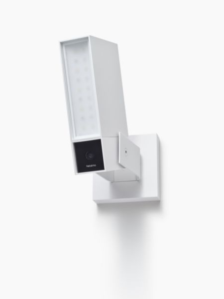 Caméra Extérieure Intelligente et connectée avec sirène Netatmo - blanc