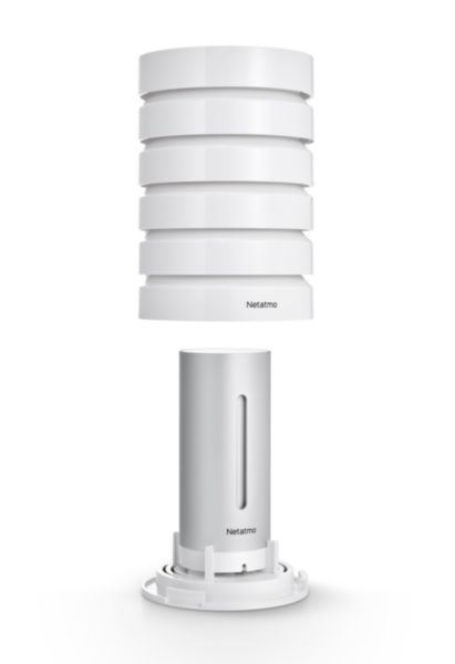 Netatmo Pluviomètre connecté sans-fil pour la Station Météo Netatmo,  NRG01-WW, Noir