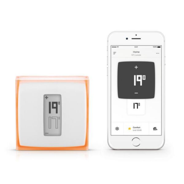 Thermostat Intelligent connecté Netatmo pour chaudière et pompe à chaleur - saillie