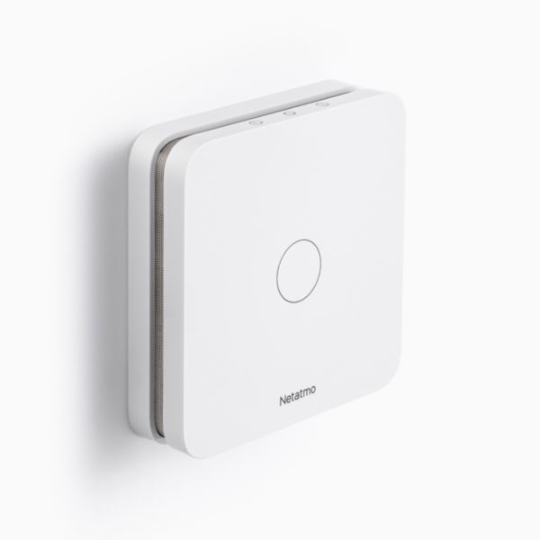 Détecteur de Monoxyde de Carbone Intelligent connecté Netatmo sans fils pour mesure du monoxyde de carbone et alarme