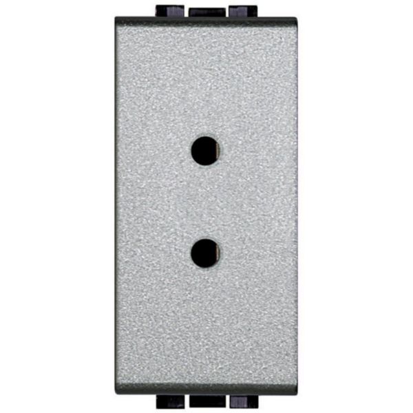 Mini prise LivingLight 2p 6A 24V - finition tech