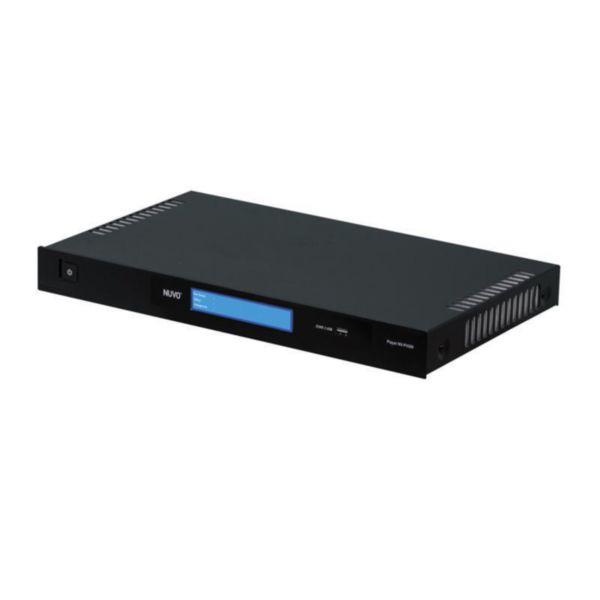 Lecteur 3 zones audio NuVo LAN 3x110W dimensions 430x54x258mm