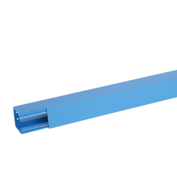 Goulotte de distribution Viadis 1 compartiment 60x60mm et longueur 2m livrée avec couvercle - Bleu BSI