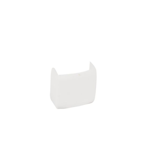 Embout pour moulure Keva 1 compartiment 20x10mm blanc Artic