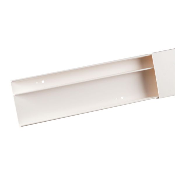 Moulure Keva 2 compartiments 75x20mm et longueur 2m livrée avec couvercle blanc Artic - Page 3
