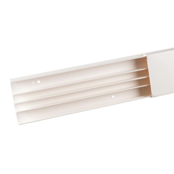 Moulure Keva 4 compartiments 75x20mm et longueur 2m livrée avec couvercle blanc Artic - Page 3