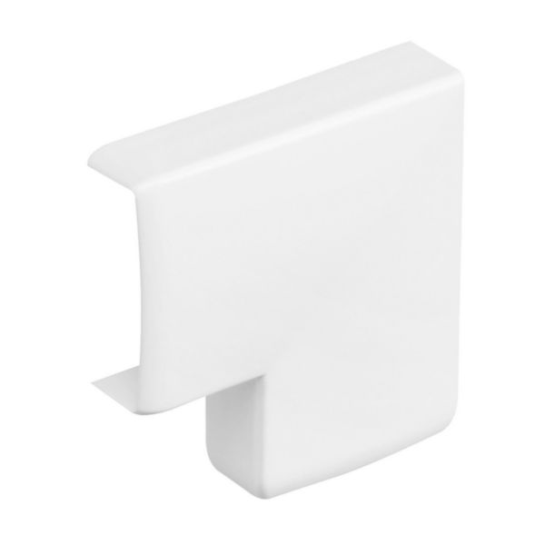 Angle plat pour moulure Keva 75x20mm blanc Artic