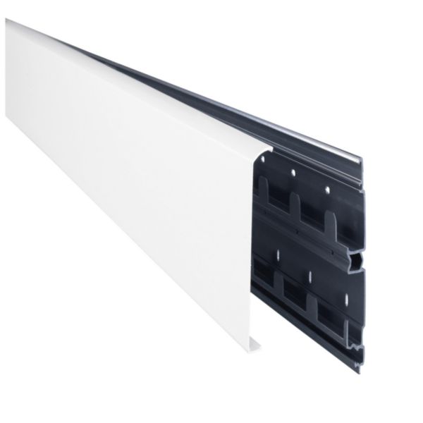 Plinthe Keva 2 compartiments 125x20mm et longueur 2m livrée avec couvercle blanc Artic - Page 3