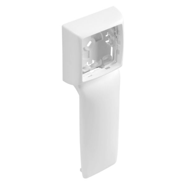 Cadre simple Appareillage Saillie de Legrand ASL pour plinthe Keva 80x20mm blanc Artic