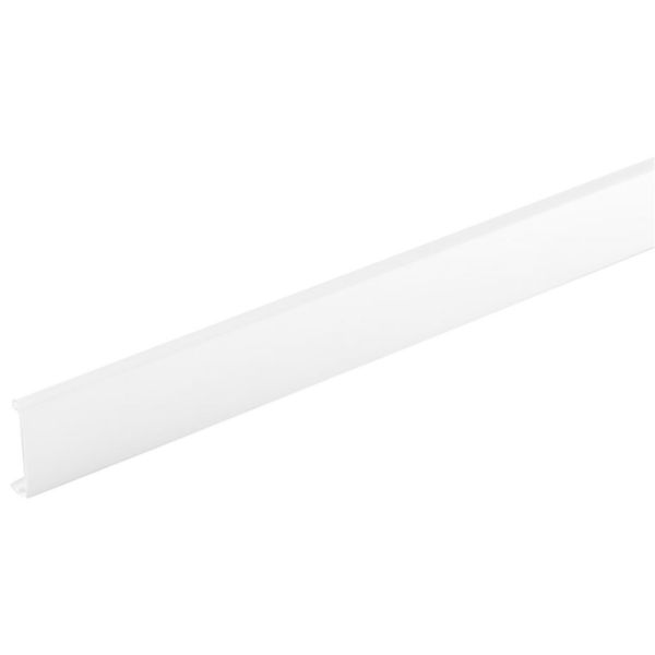 Couvercle pour moulure Keva LED System 1 compartiment 40x12,5mm et longueur 2,10m blanc Artic