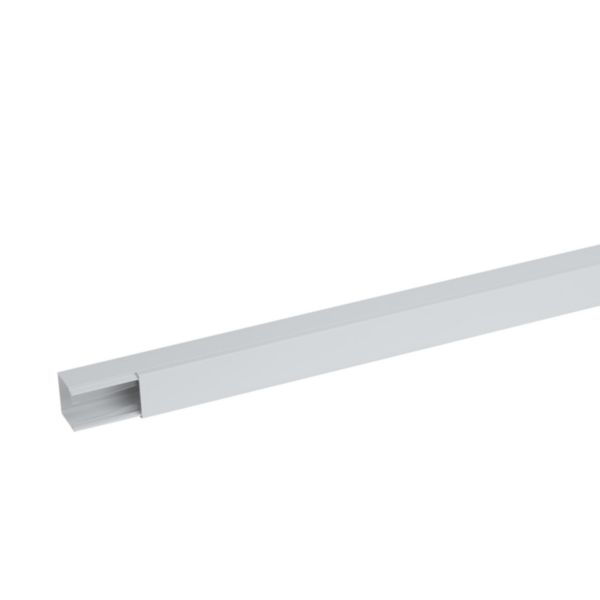 Goulotte de distribution Viadis 1 compartiment 40x40mm et longueur 2m livrée avec couvercle gris