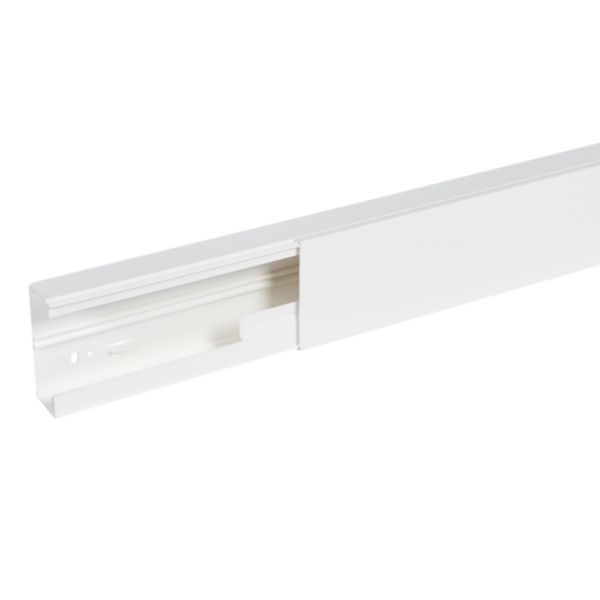 Goulotte de distribution Viadis 1 compartiment 90x40mm et longueur 2m livrée avec couvercle et film de protection blanc Artic - Page 5