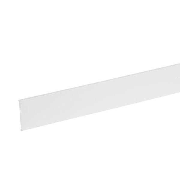 Couvercle pour goulotte de distribution Viadis largeur 90mm blanc Artic