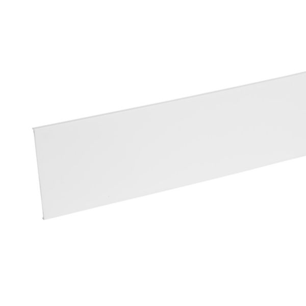 Couvercle pour goulotte de distribution Viadis largeur 150mm blanc Artic