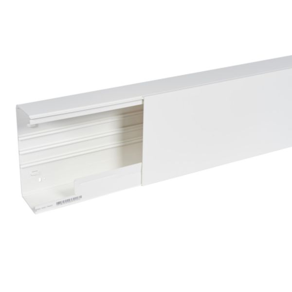 Goulotte de distribution Viadis 1 compartiment 200x80mm et longueur 2m livrée avec couvercle et film de protection blanc Artic - Page 4