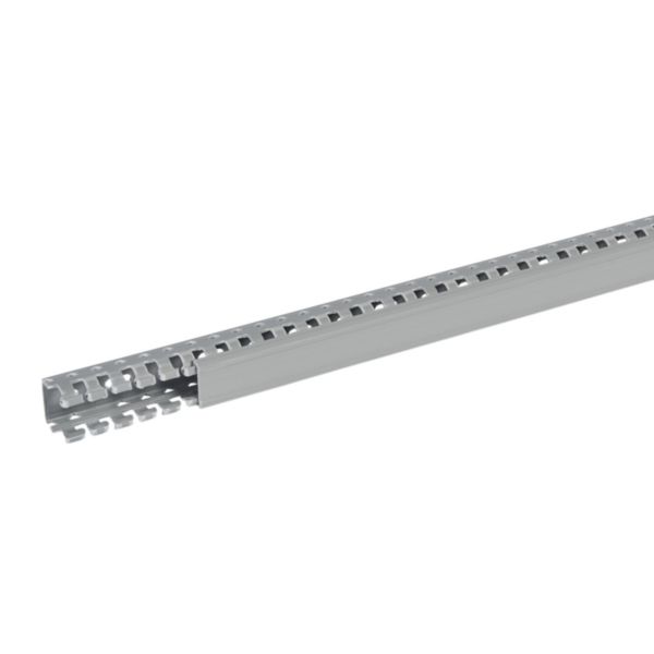 Goulotte de câblage 25x25mm - Fond + couvercle 2m - Découpe latérale - Sécabilité rapide à la main ou à la pince coupante - PVC Gris - Page 3