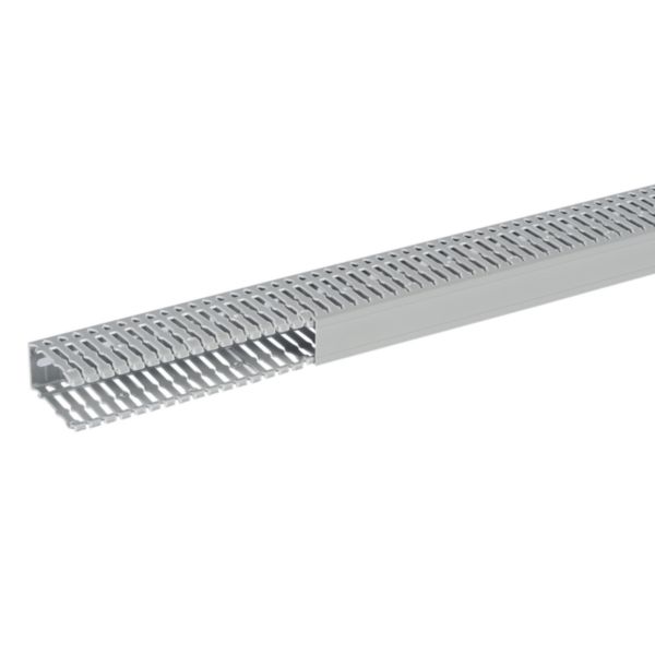 Goulotte de câblage 40x80mm - Fond + couvercle 2m - Découpe latérale - Sécabilité rapide à la main ou à la pince coupante - PVC Gris - Page 2