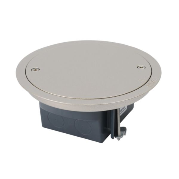 Boîte de sol ronde étanche avec couvercle amovible avec cadre supports d'appareillages 4 modules. Finition Inox - Page 3