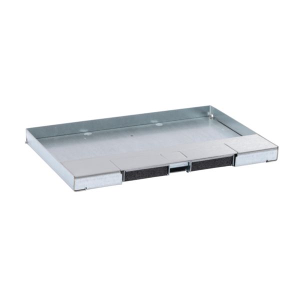 Couvercle pour boîte affleurante métal en finition inox 8/12m