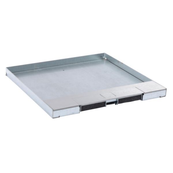Couvercle pour boîte affleurante métal en finition inox 16/24m