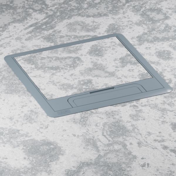 Boîte de sol Logix 16 modules verticaux avec couvercle recouvrant plastique - pour plancher technique