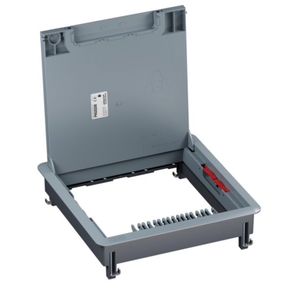 Trappe de visite Logix avec couvercle recouvrant plastique 286x286mm - hauteur réglable 73mm - pour plancher technique