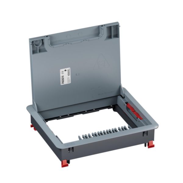 Trappe de visite Logix avec couvercle recouvrant plastique 241x286mm - hauteur réglable 73mm - pour sol béton