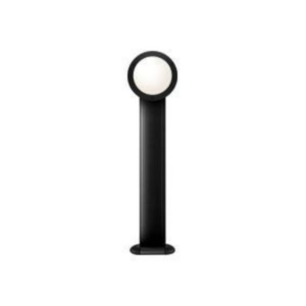 Borne chartres H1200 rond T1 anthracite 12 LEDs 4000K détection préavis+veille
