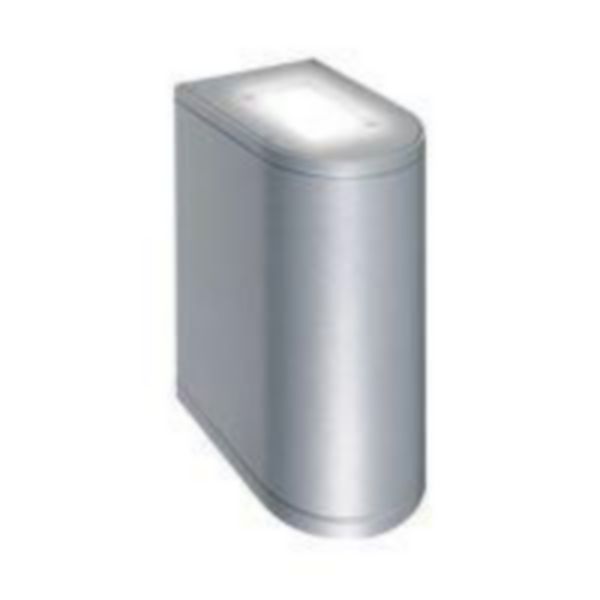 Applique extérieure Wallwasher BORNEO vertik gris argent gu10 / LED 4000K