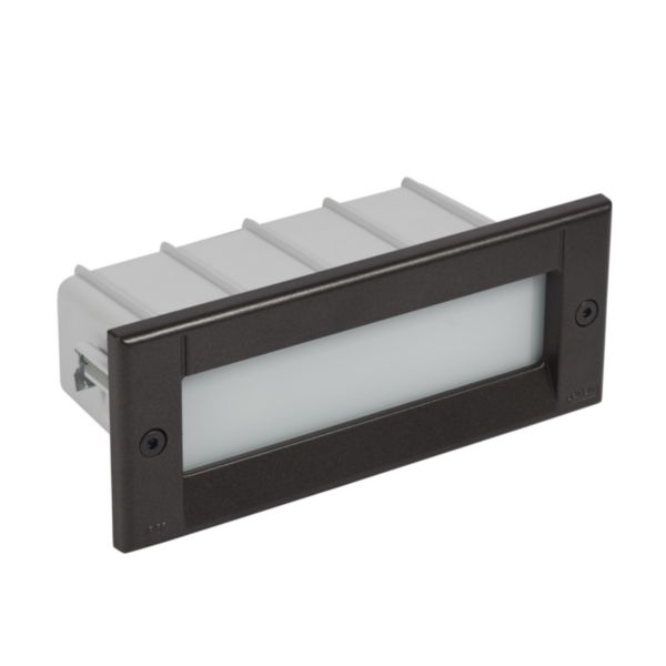 Luminaire kalank rectangle taille 1 noir 2G7 / 7w
