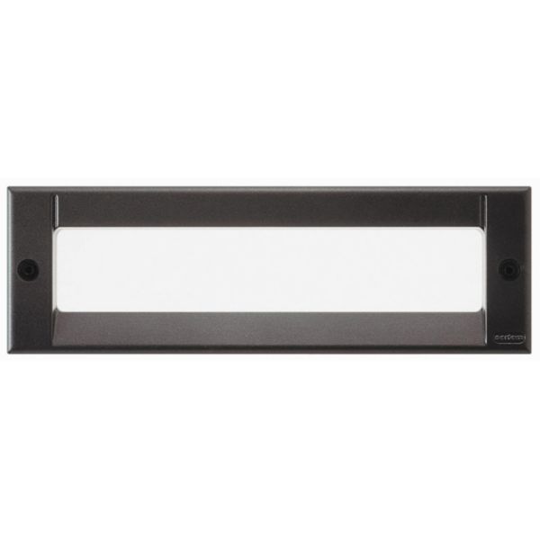 Luminaire kalank rectangle taille 2 noir 2G7 / 9w