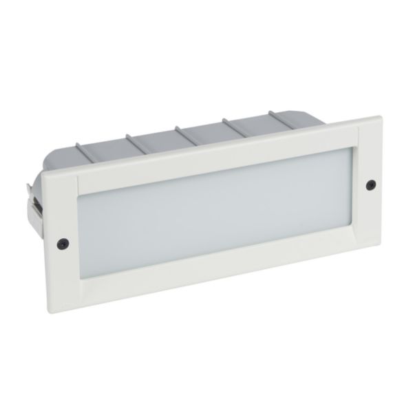 Luminaire kalank rectangle taille 3 blanc 2G11 / 18w