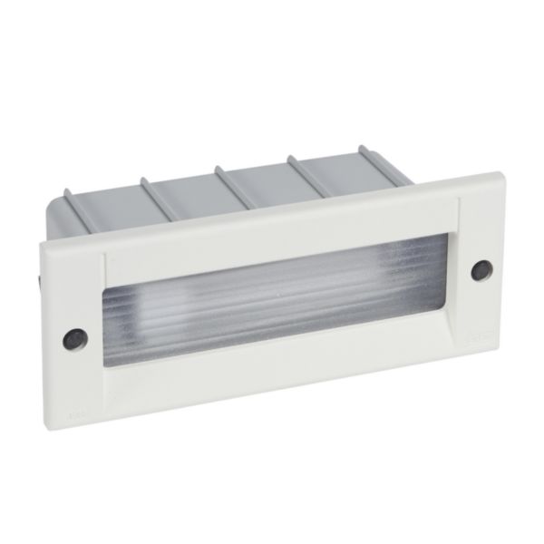Luminaire kalank rectangle antivandale taille 1 blanc 2G73 / 7w