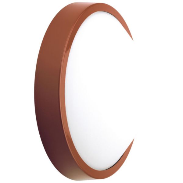 Luminaire oleron deco residentiel rond taille 1 titane E27 / CFLI 15w