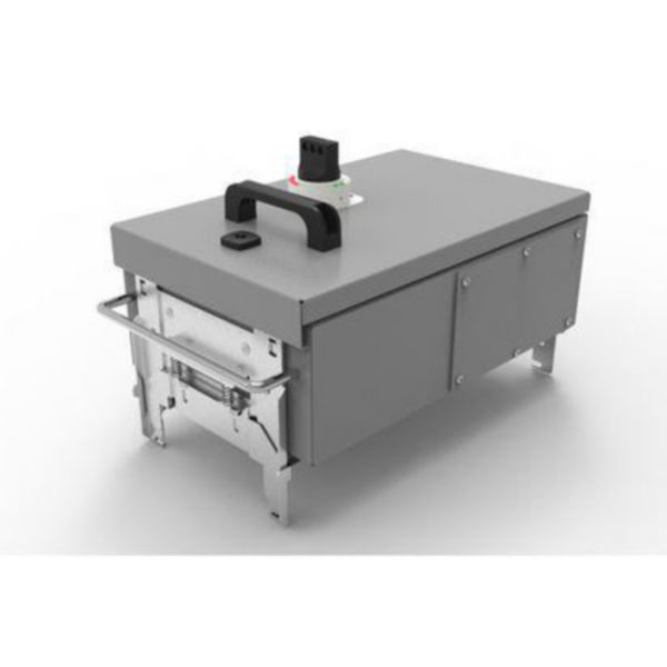 Boîte de dérivation XCP/XCM métallique - 160 A - type enfichable - IP55 - prête pour disjoncteur boîtier moulé (MCCB)