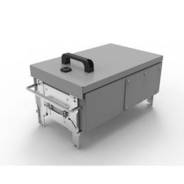 Boîte de dérivation métallique XCP/XCM- 63A - Type enfichable - IP55 - Vide - Ue=1000V - Compatible XCP-S/XCP-HP/XCM