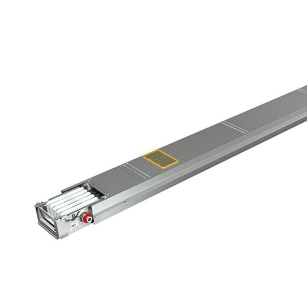 Élément droit aluminium XCM 315 A, longueur 1,5 m, 1 entrée + 1 sortie
