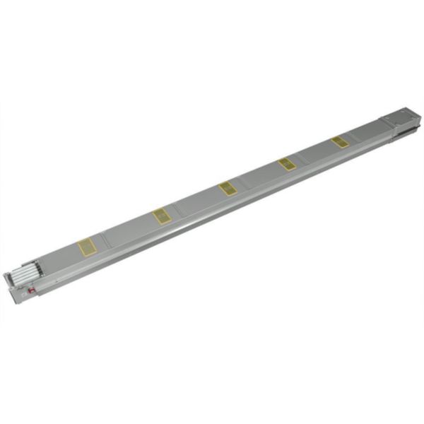 Élément droit aluminium XCM 630 A, longueur 3 m, 5 sorties