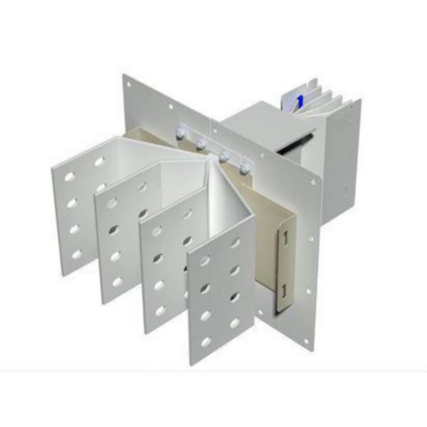 Interface de connexion standard XCP-S - 2000A - IP55 - Ue=1000V - Ui=1000V - P=485W/m - Acier galvanise RAL7035 