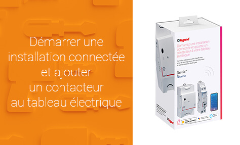 Pack module Control et contacteur modulaire connecté DRIVIA with