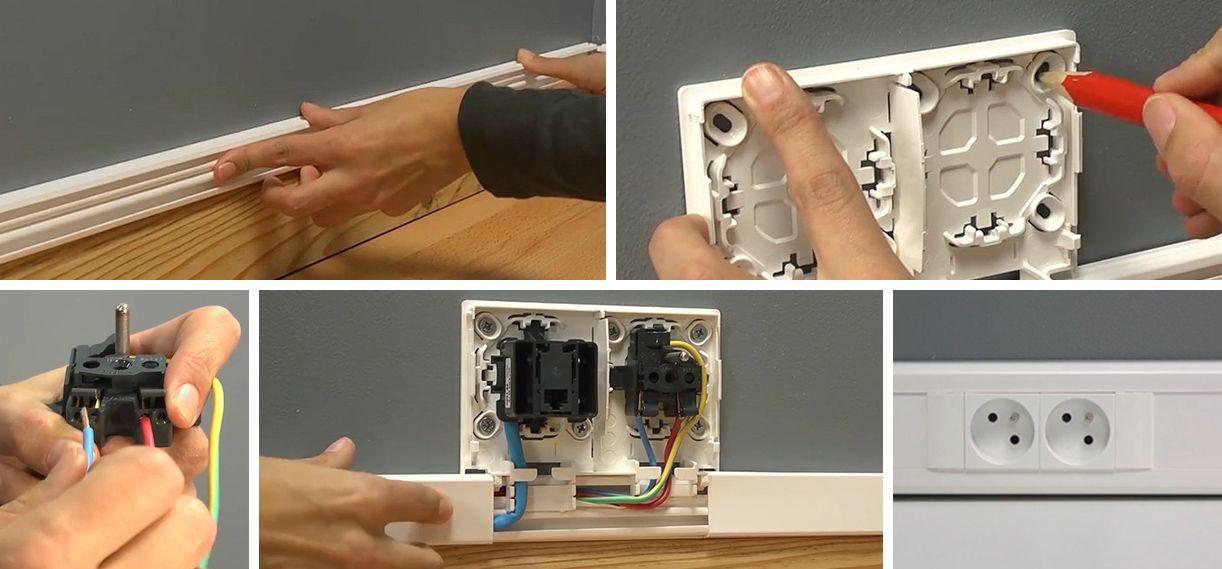 Comment fait-on pour installer une prise électrique en saillie ? -  particulier