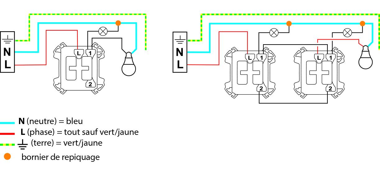 Branchement interrupteur avec voyant témoin - 5 messages