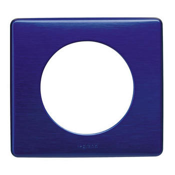 Plaque Céliane - Métal Nuit d'encre - 1 poste