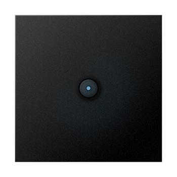 Art d'Arnould univers Epure poussoir lumineux à bouton rond 2A - noir mat 