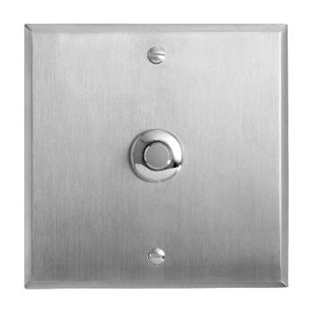 Art d'Arnould univers Mémoire poussoir bouton rond 2A - acier brossé
